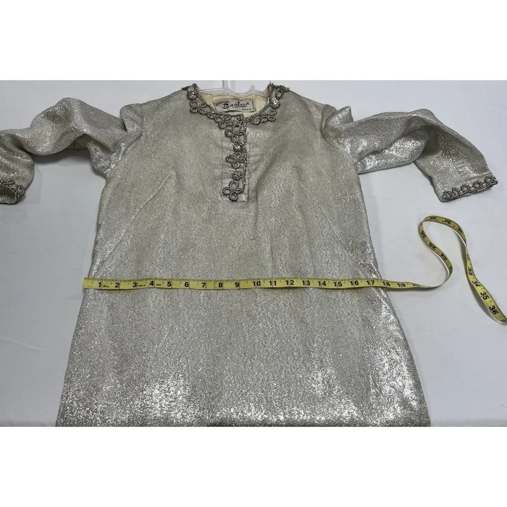 Rare/Stunning/Vintage Silver Baghera Dress See Pics For Measurements 🤍 - Picture 11 of 13